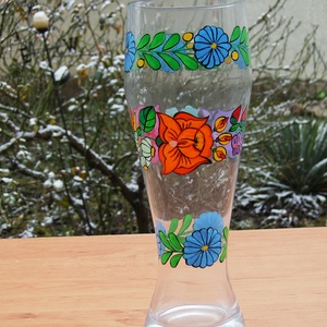 23 cm üveg váza ,kézzel festve . - otthon & lakás - dekoráció - váza - Meska.hu 23 cm üveg váza ,kézzel festve . - otthon & lakás - dekoráció - váza - Meska.hu