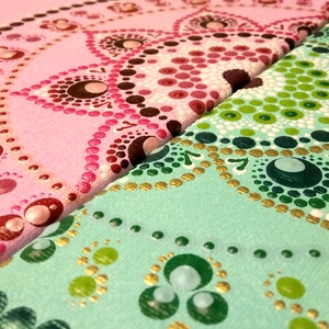 Párban - mandala festmény: egymásra talált kettős - otthon & életmód - dekoráció - spiritualitás - mandala - Meska.hu