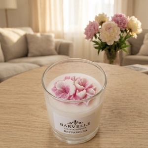 Bazsarózsa illatgyertya - otthon & életmód - gyertya, illat, aroma - gyertya - Meska.hu