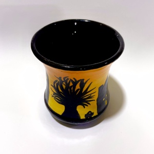 Egyedi, kézzel festett fül nélküli bögre - otthon & életmód - konyhafelszerelés, tálalás - tálalás - bögre & csésze - Meska.hu