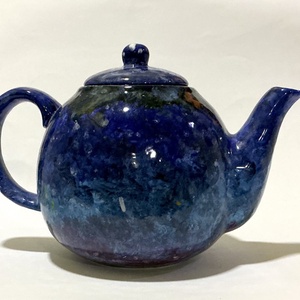 Galaxis mintájú kézzel festett teáskanna - otthon & életmód - konyhafelszerelés, tálalás - tálalás - teáskanna - Meska.hu