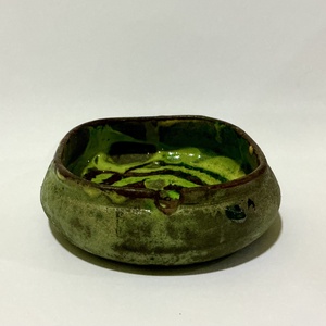 Egyedi raku kerámia hamutartó - Meska.hu