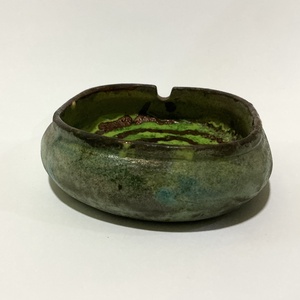 Egyedi raku kerámia hamutartó - otthon & életmód - dekoráció - asztal és polc dekoráció - hamutál, öngyújtó, pipa - Meska.hu