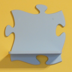 Gyerek fali polc, puzzle alakú. Többféle színben - otthon & életmód - bútor - polc - Meska.hu