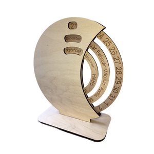 Öröknaptár, 20 cm, festhető, díszíthető, Kellékek & szerszámok, Hobby fa alapanyag, Rétegelt lemez, fa alap, Famegmunkálás, MESKA