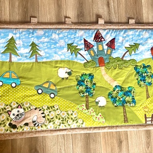 Falvédő 2mx75cm - otthon & életmód - babaszoba, gyerekszoba - falvédő gyerekszobába - Meska.hu