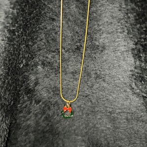 Karácsonyi kopogtató nyaklánc , Ékszer, Nyaklánc, Medálos nyaklánc, Ékszerkészítés, MESKA