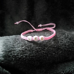 Oroszlán horoszkópos karkötő, Ékszer, Karkötő, Fonott karkötő, Csomózás, MESKA