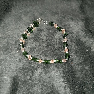 Fűzött gyöngy karkötő , Ékszer, Karkötő, Gyöngyös karkötő, Gyöngyfűzés, gyöngyhímzés, MESKA