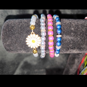 Karkötő szett, Ékszer, Karkötő, Gyöngyös karkötő, Gyöngyfűzés, gyöngyhímzés, MESKA