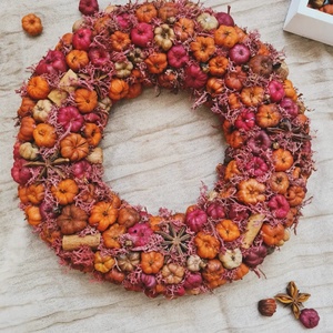 Őszi-pumkin roll kopogtató - Meska.hu