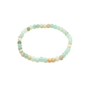 Amazonit kínai ásvány karkötő golyós 4mm, Ékszer, Karkötő, Ásványkarkötő, , MESKA