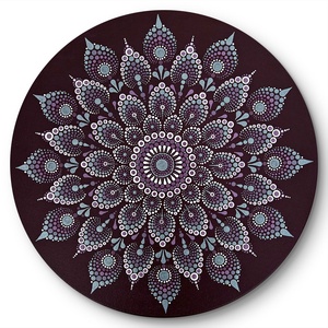 Nyugalom virága mandala, Otthon & Életmód, Dekoráció, Spiritualitás, Mandala, Festészet, Festett tárgyak, MESKA