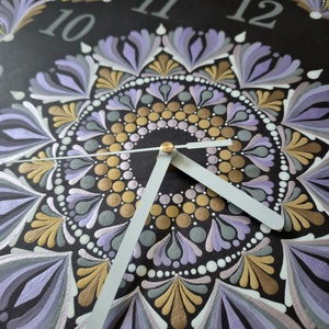 Liliom mandala falióra - otthon & életmód - dekoráció - fali és függő dekoráció - falióra & óra - Meska.hu