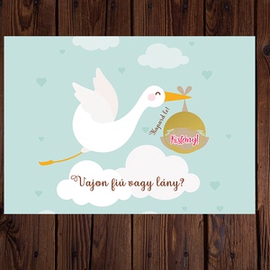 Baba bejelentés kislány vagy kisfiú? - vicces, kaparós sorsjegy hatású lap - otthon & életmód - papír, írószer - Meska.hu