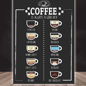 Coffee is always a good idea  - kávés falikép, kávéimádóknak A4 méretben, Otthon & Életmód, Dekoráció, Kép & Falikép, Poszter, Fotó, grafika, rajz, illusztráció, Papírművészet, MESKA