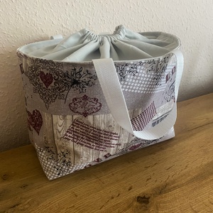 Uzsonnás táska- Lunch Bag- kisebb méretű bevásárló táska - táska & tok - uzsonna- & ebéd tartó - ebéd tasak, doboz - Meska.hu