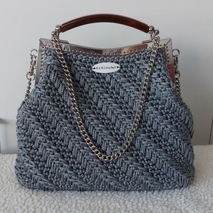 Elegáns horgolt táska , Táska & Tok, Kézitáska & válltáska, Alkalmi táska, , MESKA