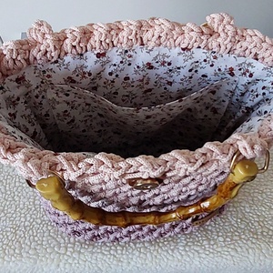 Ombre horgolt táska  - táska & tok - kézitáska & válltáska - kézitáska - Meska.hu