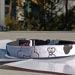 Kézzel készített mintás kutyanyakörv kistestű és kölyök kutyáknak � Egeres - Meska.hu