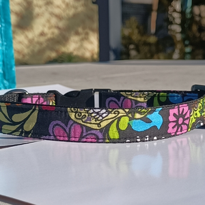 Kézzel készített mintás kutyanyakörv kistestű és kölyök kutyáknak � Neon - Meska.hu