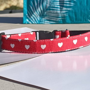 Kézzel készített mintás kutyanyakörv kistestű és kölyök kutyáknak � Szivecskés - otthon & életmód - kisállatoknak - kutyáknak - kutya nyakörv - Meska.hu