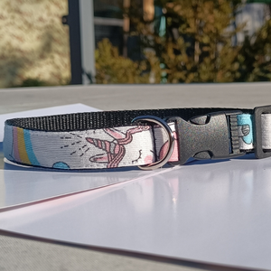 Kézzel készített mintás kutyanyakörv kistestű és kölyök kutyáknak � Fagyis - otthon & életmód - kisállatoknak - kutyáknak - kutya nyakörv - Meska.hu