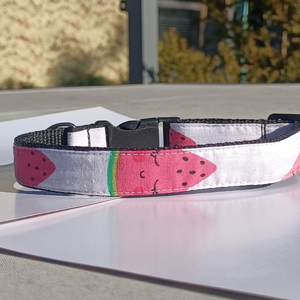 Kézzel készített mintás kutyanyakörv kistestű és kölyök kutyáknak � Dinnyés - Meska.hu