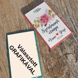 Virágmag papírtasakban matricával díszítve, Esküvő, Dekoráció, Helyszíni dekor, , MESKA
