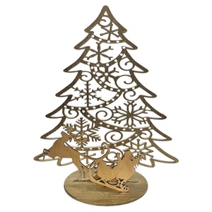 Arany mikulásos karácsonyi asztaldísz, Karácsony, Karácsonyi lakásdekoráció, Ünnepi asztaldekoráció, Famegmunkálás, Gravírozás, pirográfia, MESKA