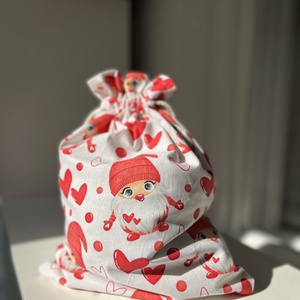 Mikulás zsák, Karácsony, Mikulás, Mikulás zsák, Varrás, MESKA