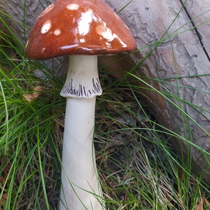 Kerti kerámia gomba - légyölő galóca - otthon & életmód - ház & kert - kerti dísz - Meska.hu