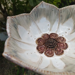 Bogáritató kerti virág - fehér - otthon & életmód - ház & kert - kerti dísz - Meska.hu