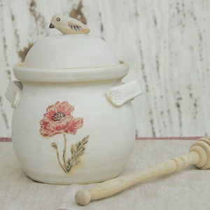 Mézescsupor - pipacs - Meska.hu