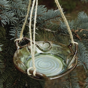 Madáritató - levelek lombja közt, mini - Meska.hu