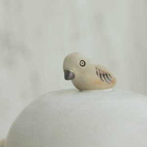 Mézescsupor - pipacs - otthon & életmód - konyhafelszerelés, tálalás - konyhai tárolás - méz & vajtartó - Meska.hu