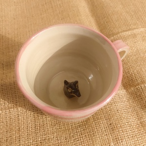 Állatos bögrék párban - otthon & életmód - konyhafelszerelés, tálalás - tálalás - bögre & csésze - Meska.hu