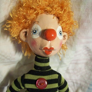 -AKCIÓS!- Bohóc baba -  - Meska.hu