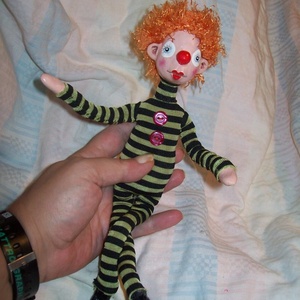 -AKCIÓS!- Bohóc baba -  - Meska.hu