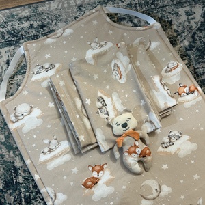 Ovis, bölcsis ágynemű szett, ajándék figurával, Játék & Sport, Ovis felszerelés, Ovis ágynemű, Varrás, MESKA