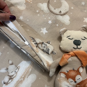 Ovis, bölcsis ágynemű szett, ajándék figurával - játék & sport - ovis felszerelés - ovis ágynemű - Meska.hu