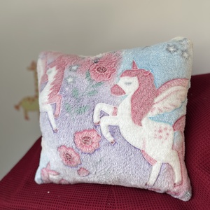 Világítós unikornis párna - játék & sport - plüssállat & játékfigura - unikornis - Meska.hu