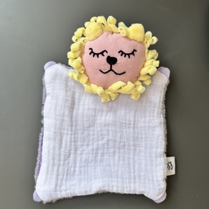 Világítós Oroszlán szundikendő, alvóka, Baba - mama, Baba játékok, Szundikendő, alvóka, Varrás, MESKA