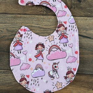 Vízhatlan tündéres baba, kisgyermek előke, Baba - mama, Szoptatási, etetési kellékek, Partedli, előke, Varrás, MESKA