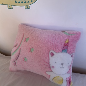 Világítós unikornis cica párna - baba - mama - babaszoba dekoráció - gyerek díszpárna - Meska.hu