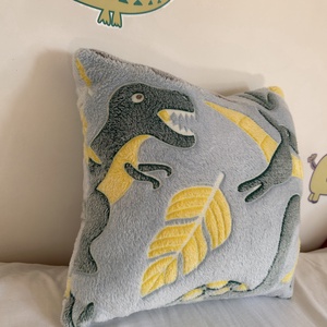 Sötétben világító dinós párna - baba - mama - babaszoba dekoráció - gyerek díszpárna - Meska.hu