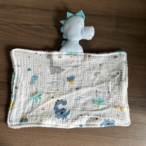 Világítós dinós szundikendő - baba - mama - baba játékok - szundikendő, alvóka - Meska.hu