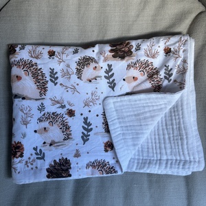Duplagéz/muszlin és pamutvászon nyári takaró - baba - mama - baba ágynemű - babatakaró, gyerek pléd - Meska.hu