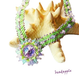 Virágzás- Swarovski nyakék - Meska.hu