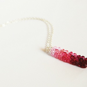 Málnavarázs- Swarovski nyaklánc - ékszer - nyaklánc - medálos nyaklánc - Meska.hu